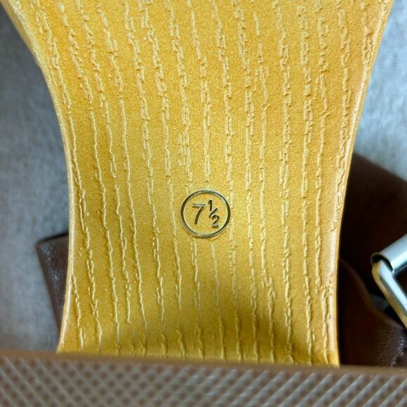 Mia Womens Platform Sandals Size 7.5M Chunky Sabrinda Faux Leather Straps Clogs - Picture 9 of 11